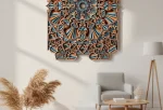 Cosmos – 9-Layer Mandala Wooden Wall Art (75×113 cm) - Image 5