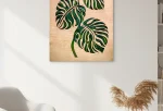 Verdant Whisper – 6-Layer Monstera Leaf Wooden Wall Art (44×60 cm) - Image 4