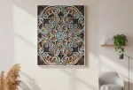 Apex – 7-Layer Mandala Wooden Wall Art (60×78 cm)