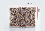 ZENITH – 9 Layer Premium Mandala Wooden Wall Art (99×78 cm) - Image 3