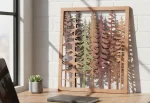 Whispering Pines – 4-Layer Wooden Wall Art (49×58 cm) - Image 2