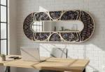AURA – 9-Layer Premium Veneer Mirror Frame (119×50 cm) - Image 6