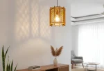 LUMINA – Handcrafted Veneer & MDF Lampshade with 4W Warm Light