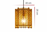 LUMINA – Handcrafted Veneer & MDF Lampshade with 4W Warm Light - Image 3