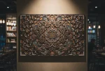 AstraNova Mandala – 9-Layer Premium Veneer Wall Art (120×78 cm) - Image 2